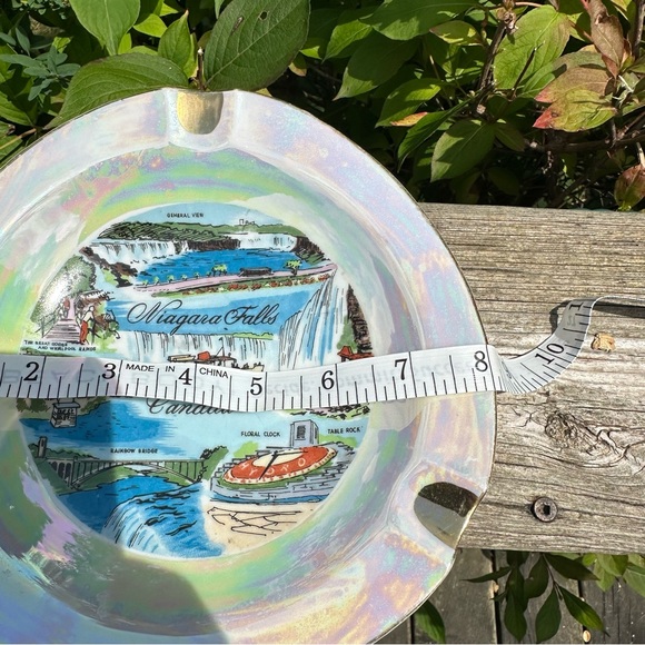 Niagara Falls Canada VINTAGE Ashtray ESD Hand Painted Japan Enterprise Exclusive - Picture 3 of 3
